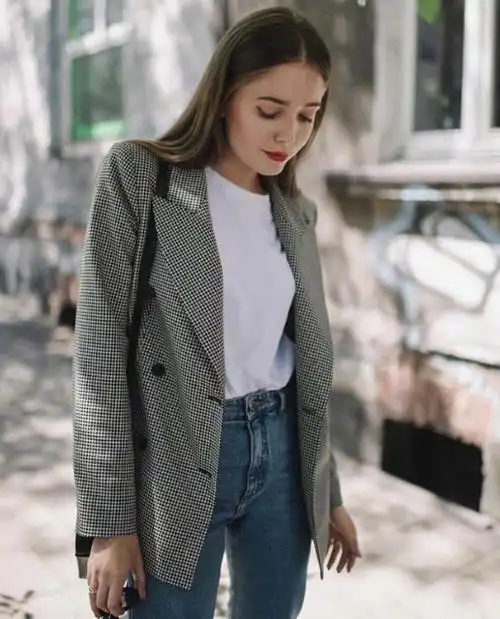 波兰时尚博主kasia极简风穿搭 酷女孩们准备好了吗?