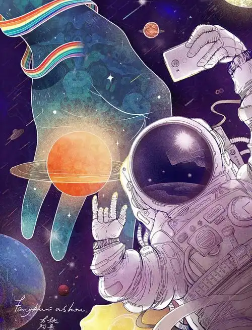 科技未来宇航员人物素材合集