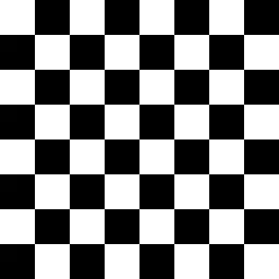 matlab练习程序(生成黑白网格) - dsp tian - 博客园