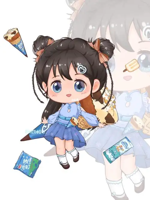 雪糕拟人吃可爱多长大的小女孩果然可爱