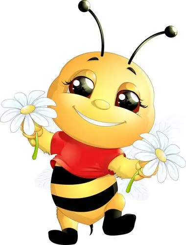 矢量卡通蜜蜂图片-矢量吃蜂蜜的小蜜蜂素材-高清图片-摄影照片-寻图