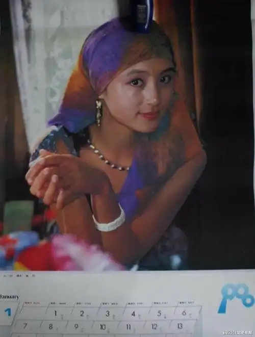 陈红当年因出众容貌成为挂历宠儿尚未出名便年年受邀拍挂历