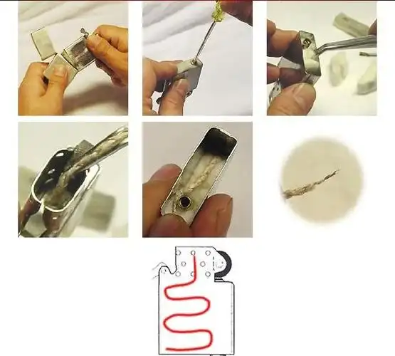 zippo被水洗了 后来我在加油 就不怎么好点燃了 里面的心我都拿出来