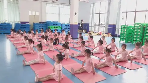 基本功练习:横叉 音乐:《萤火虫对星星说》 三,现代流行成品舞蹈 音