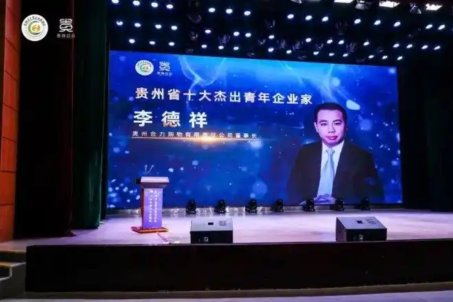 合力集团李德祥获贵州省十大杰出青年企业家称号