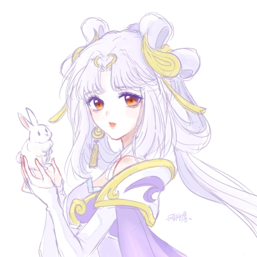 王者英雄头像-嫦娥(2):我们,以温柔驱遣强者