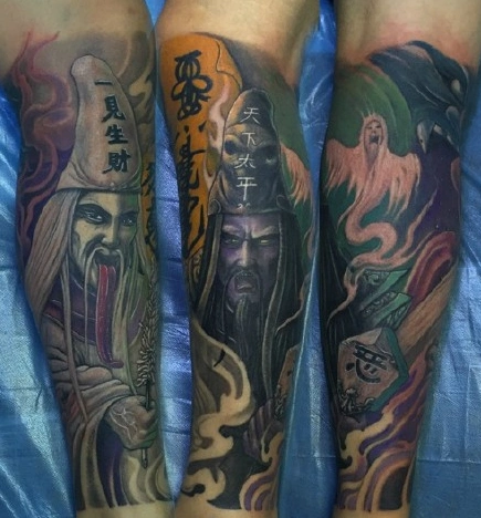 北京最好的纹身店解读黑白无常纹身图案及含义
