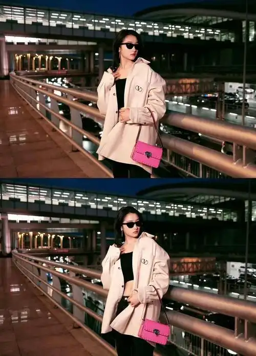 关晓彤出发走戛纳红毯!在机场上露马甲线美到大家,这身材好牛啊