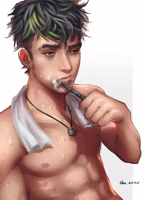 翻滚吧二次元中的强壮肌肉男们