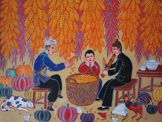 腾冲农民画描绘乡村振兴的美好画卷