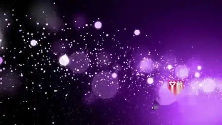 am00356 唯美紫色粒子浪漫唯美梦幻紫色粒子星空舞台直播 led大屏背景