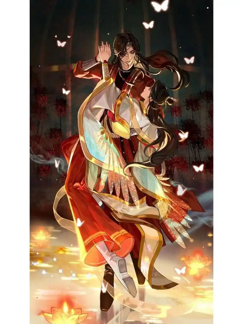 天官赐福百无禁忌谢怜花城壁纸    再分享一个我很爱的西皮壁纸吧