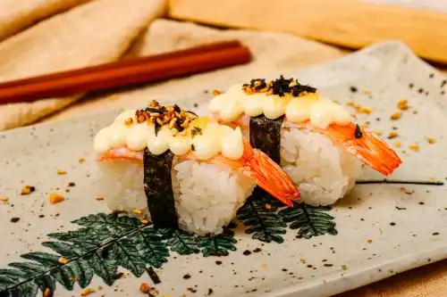 鲜虾寿司 寿司 鲜虾寿司