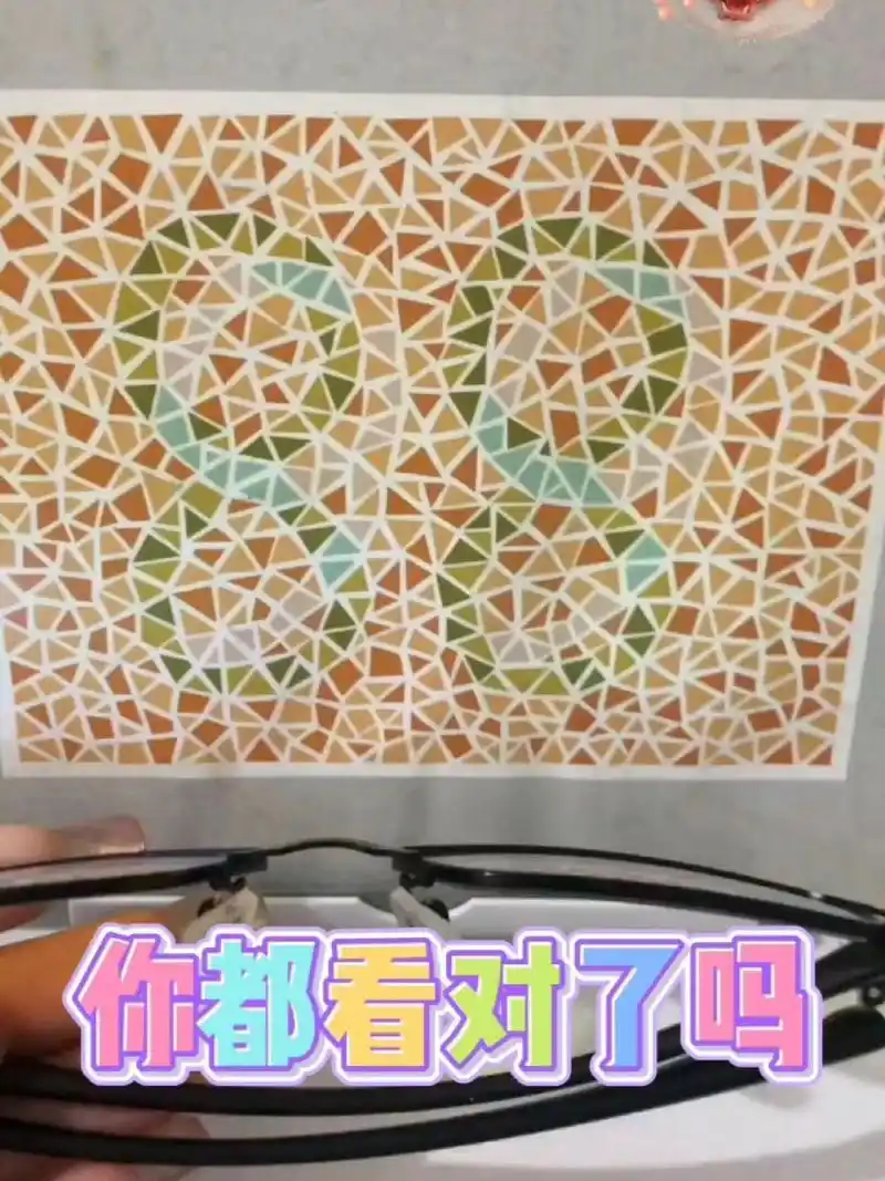 你看对了吗?车管所公认的色盲色弱测试图