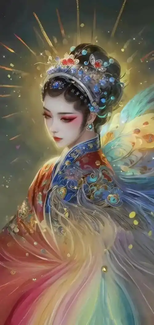 壁纸分享,国潮京剧版高清手机壁纸