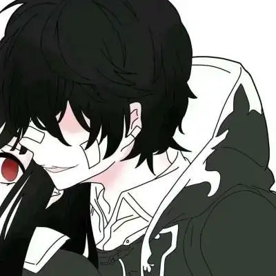 高冷暗黑系动漫情头头像