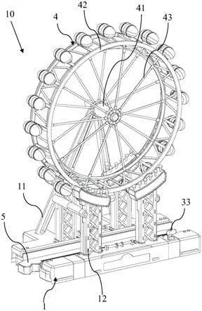 一种摩天轮玩具的制作方法