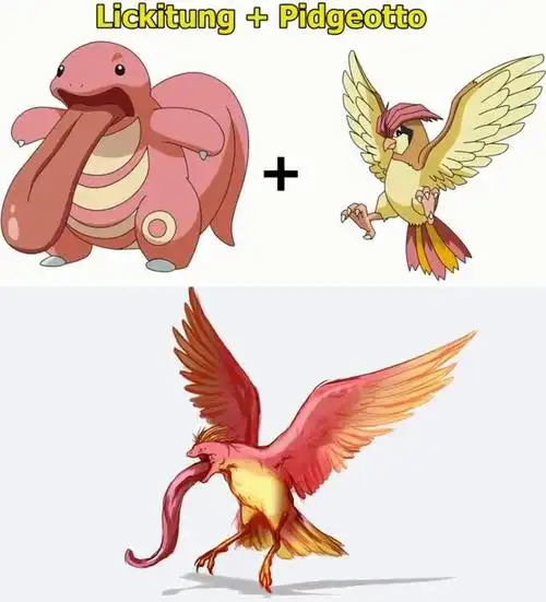 强大,无论是和喷火龙还是和比比鸟的合体都能完全保留这边"种族优势"