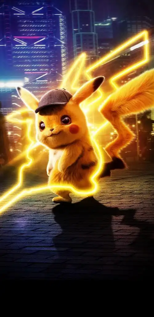 大侦探皮卡丘,高清图片,手机锁屏桌面-壁纸族