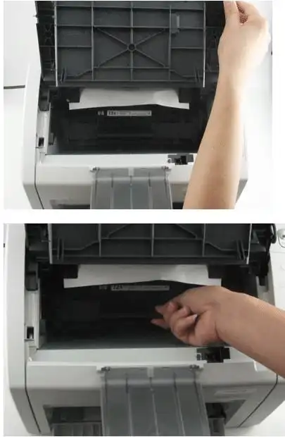 打印机卡纸了怎么取出