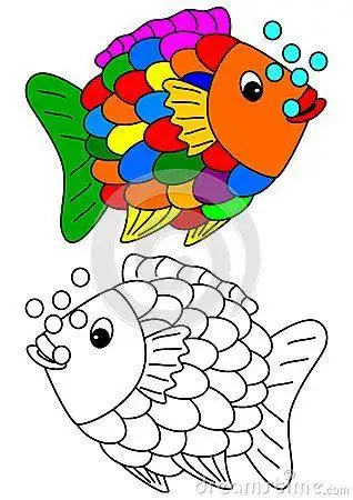 颜六色的花朵简笔画鱼和海草颜色简笔画简笔画风景彩色房子色彩简笔画