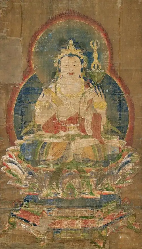 1153 般若佛母 立轴 设色绢本