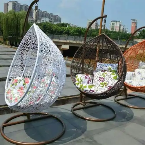 吊篮藤椅厂家吊椅吊篮户外室内阳台藤编鸟巢吊篮秋千摇椅送坐垫