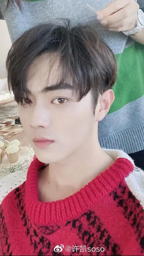 没睡的来看帅哥呀新增自拍素颜照日常感叹许凯快去演现代剧