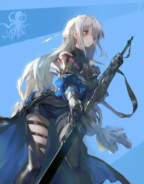 p站画师作品明日方舟 摸个斯卡蒂