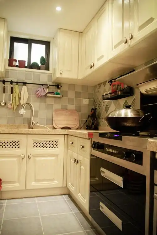 美式孩子公寓简美清新沪上名家厨房