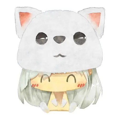 尔德,伊丽莎白和定春! #水彩# #头像.