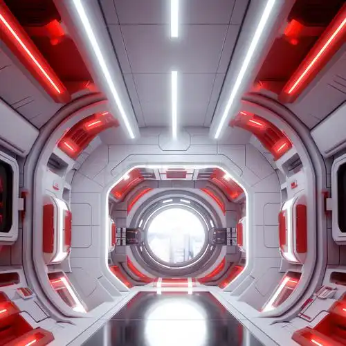 电商直播间科幻背景图