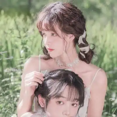 超仙闺蜜二人头像高清清新仙气十足的闺蜜头像两人图片