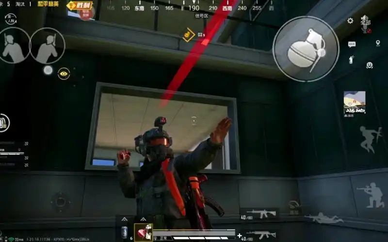 【和平精英】半路抢的雷霆特警头