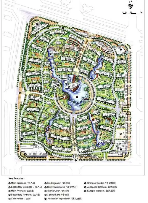 居住区规划总平面图0428