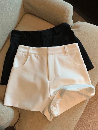 港味西装短裤女夏季高腰修身a字裤显瘦热裤休闲裤辣妹百搭裤子潮