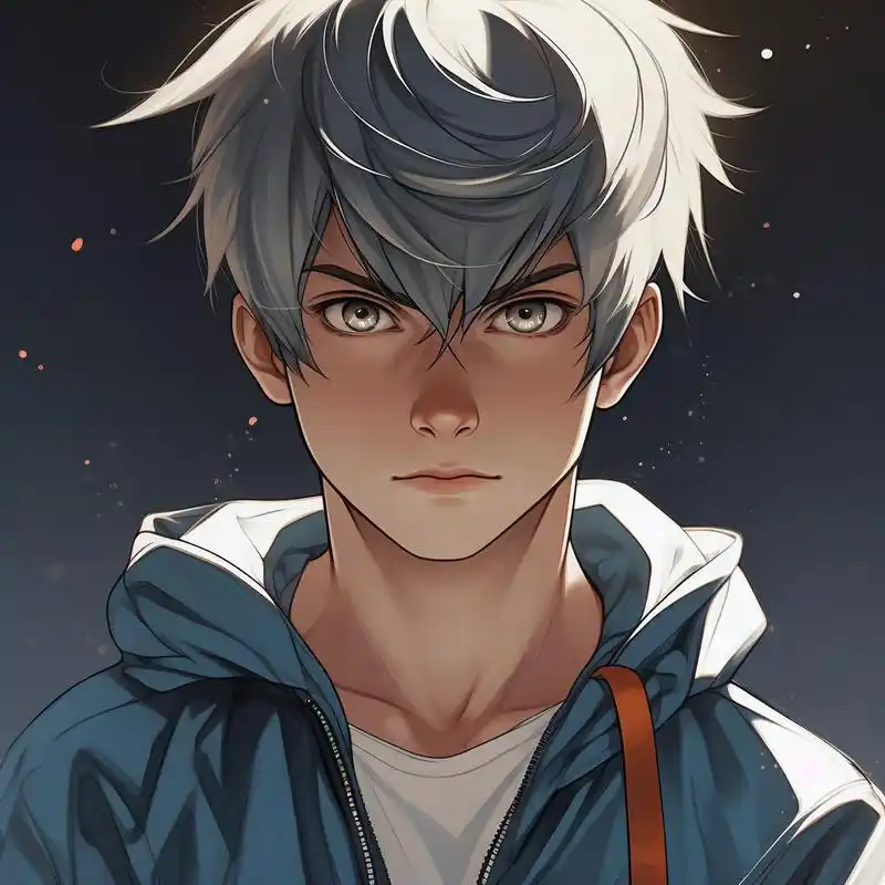 超帅的动漫男生头像90