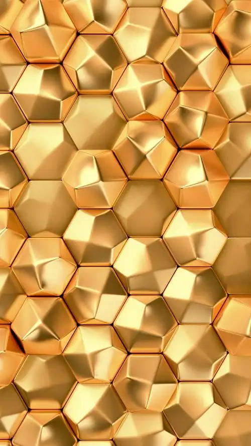 质感金色金属奢华图形高清背景图片素材