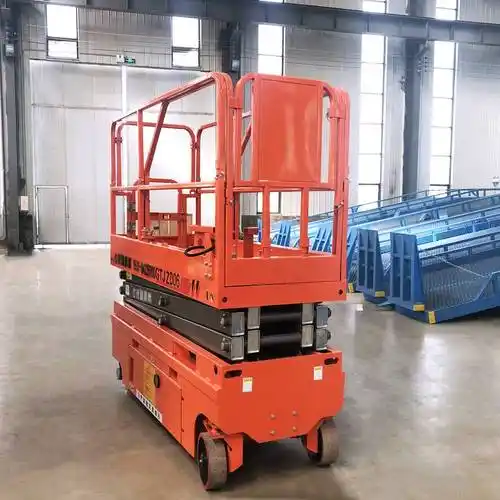 厂家直销电动液压升降机全自行8m剪叉升降平台小型高空作业维修车