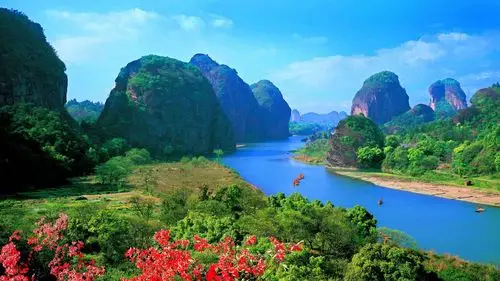 江西地质公园龙虎山美丽风光