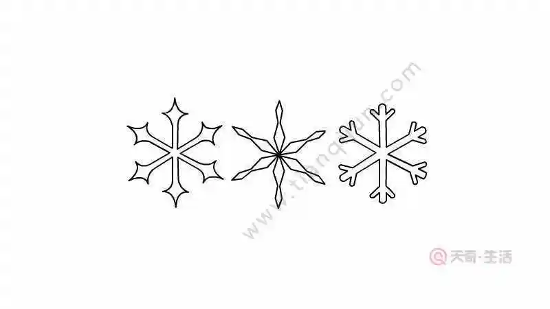 冰花简笔画可爱