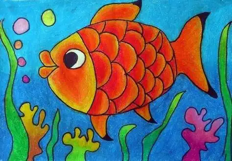 幼儿简笔画有颜色集