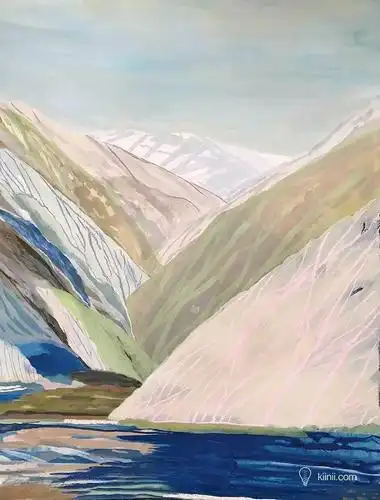 将自然风景的千般变化绘成抽象风景画:澳大利亚画家 belynda henry 绘