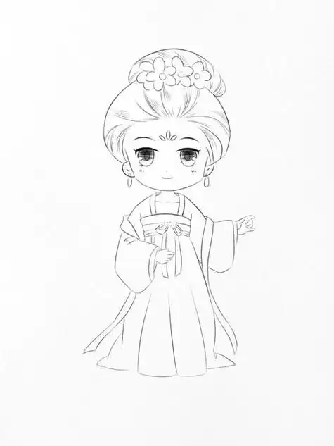 古风简笔画古风简笔画图案