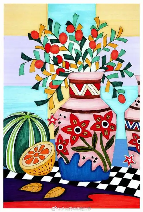 创意美术##创意儿童画##马克笔手绘##装饰画