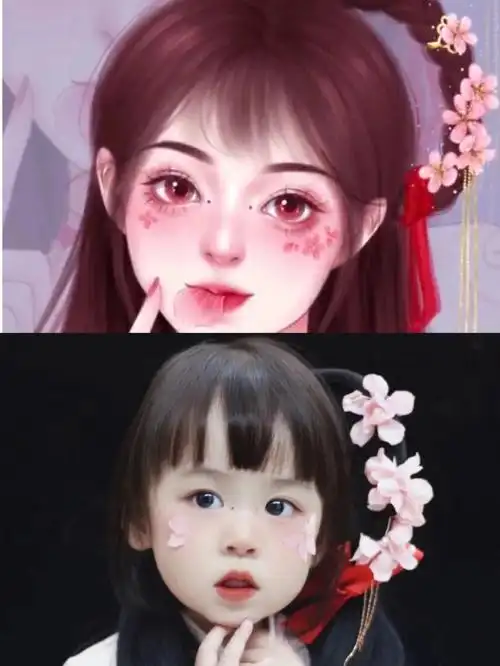 河洛画中人仿妆最小花小楼仿妆来啦