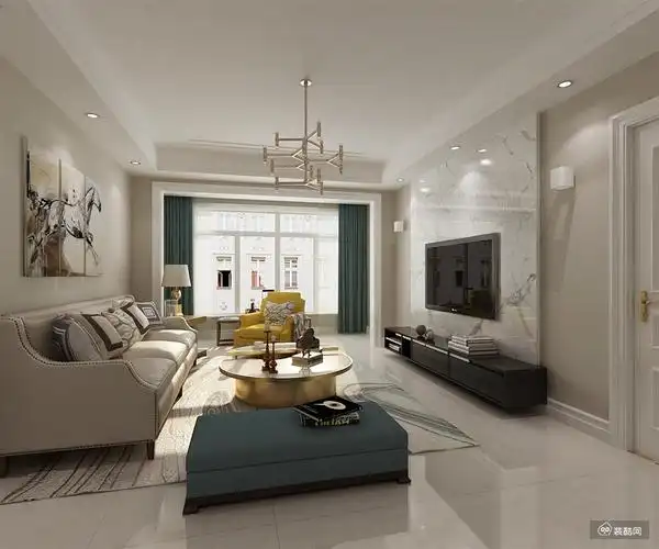 群贤道九号140平米 现代轻奢_轻奢四室两厅两卫_装酷网装修效果图