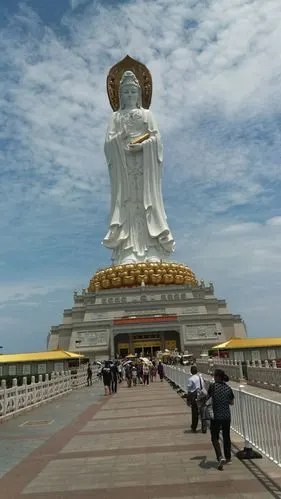 三亚南海观音(高108)米世界笫一观音佛