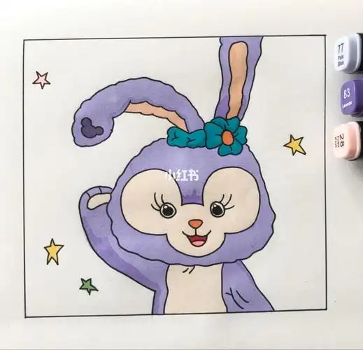 90星黛露 马克笔简笔画简笔画星黛露马克笔教程