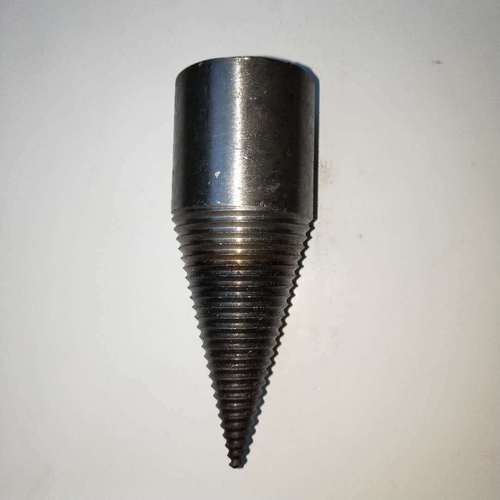 水钻式劈柴钻头加转换头电锤或者冲击钻也可用 直径大使用更方便